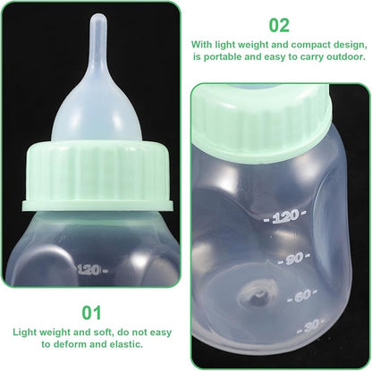 Dog Bottle for Puppies Kitten Milk Feeder Pet Breast Feeder Bottle Lightweight Portable for Milk Replacer