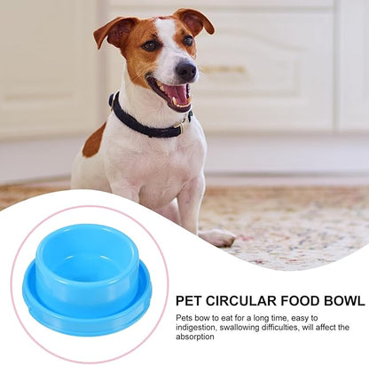 UKCOCO Dog Slow Water Feeder Dog Feeding Bowls Pet Water Bowl Pet Bowl Set Blue Outdoor Large Dog Water Bowl Dog Food Bowls Pets Food Feeder Pet Feeding Bowls Cat Food and Water Bowl Set