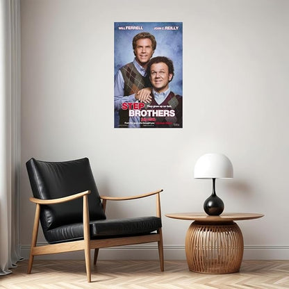 Rectify the Race Step Brothers Movie Will Ferrell John C. Reilly Mary Steenburgen 18x24 Poster