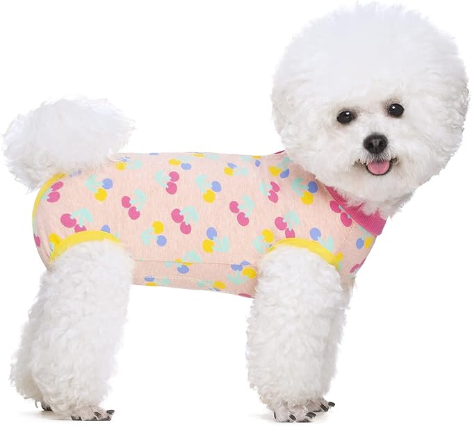 2 Packs Pet Dog Recovery Onesie Suit for Dogs Cats After Surgery,Dog Abdominal Wounds Bandages Cone E-Collar Alternative. (Pink, XL)