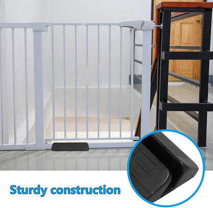 POPETPOP Gate Ramp Foot Pedal Sturdy Kick Plate Accessory for Pet and Safety Protective Barrier for Stairways Durable and Resistant Design for Indoor Use
