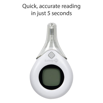 Safety 1st 5 Second Read Rectal Thermometer, Quick, Accurate Reading in just 5 Seconds, Grey