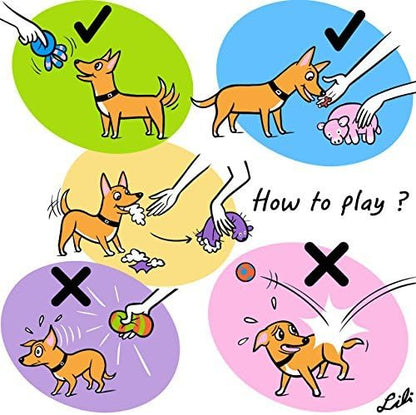 CHIWAVA 2 Pack 7.9 Inch Squeak Latex Dog Toy Yellow Duck Interactive Play for Small Medium Dogs