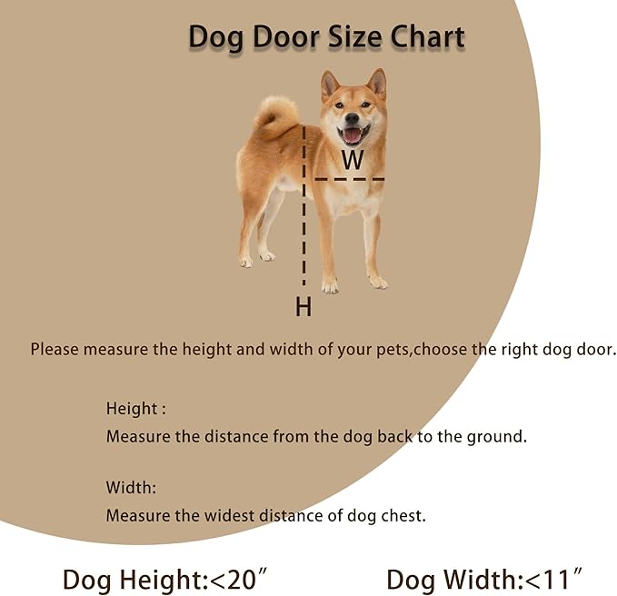 Large Dog Door for Sliding Glass Doors, Adjustable Height 92.9"-96.4",Easy Installation,Magnetic Closing Curtain.