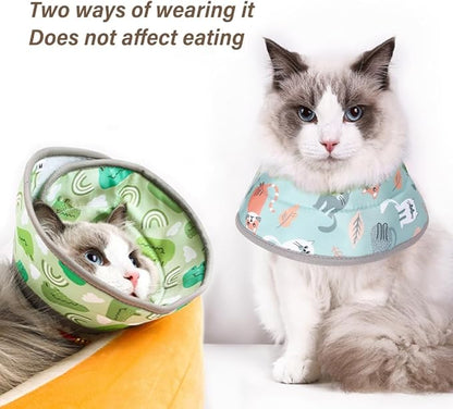 REDYY Pets Collars,Pet Recovery Collar Comfortable Light Weight Collar Protective Regulable Collar for Dogs and Cats, Soft and Permeable