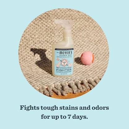 Mrs. MEYER'S CLEAN DAY Pet Stain & Odor Fighter,Coconut Leaf Scent,16oz,(Pack of 2)