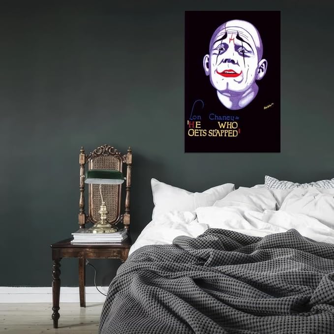Black Empire He Who Gets Slapped Movie Lon Chaney Sr. Norma Shearer John Room Decor Wall Art Print 12x16 Poster