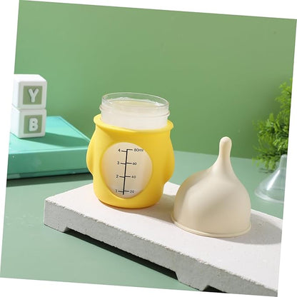 Newborn Kitten Puppy Nursing Bottle with Ergonomic Grip Clear Scale Clean Small Animal Feeding Tool for Animal Milk