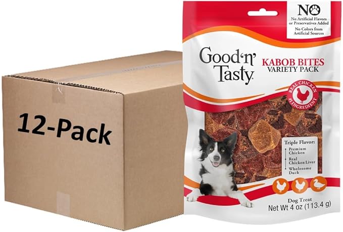 GOOD ‘N’ TASTY KABOB BITES, TREATS FOR DOGS