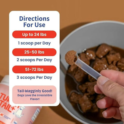 Fifth & Fido Turkey Tail Mushroom for Dogs – Lipoma Treatment for Dogs - Mushroom Supplement with Immune Support for Lipoma, Lumps & Bumps – Premium Pet Vitamins and Supplements Made in USA, 100 Serv.