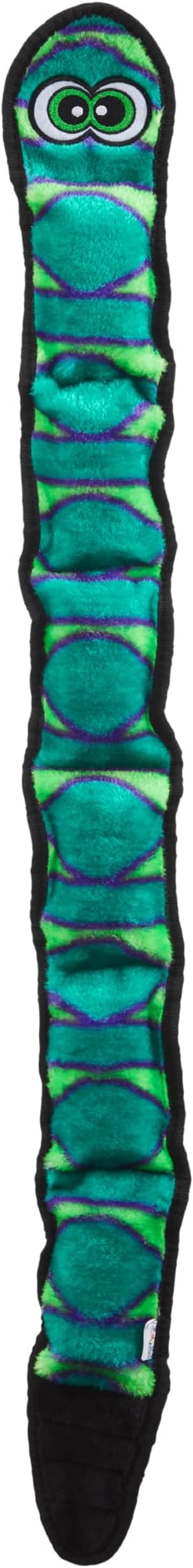 Outward Hound Durablez Snake – Squeaky Plush Dog Toy, No Stuffing for Less Mess, Interactive & Tough, 6 Jumbo Squeakers, Puppies & Dogs, X-Large, 40"
