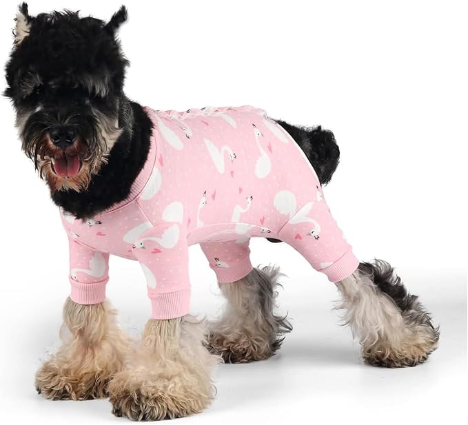 Dog Onesie for After Surgery Recovery Suit Pet Surgical Suit for Female Male Cone E-Collar Alternatives After Spay Abdominal Wounds Protector Dog Anti-Licking Onesie for Small Medium Dogs