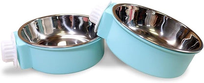 Mirapet's Dog & Cat Bowl Set - Multipurpose Pet Bowls - Premium Quality, Large, Blue
