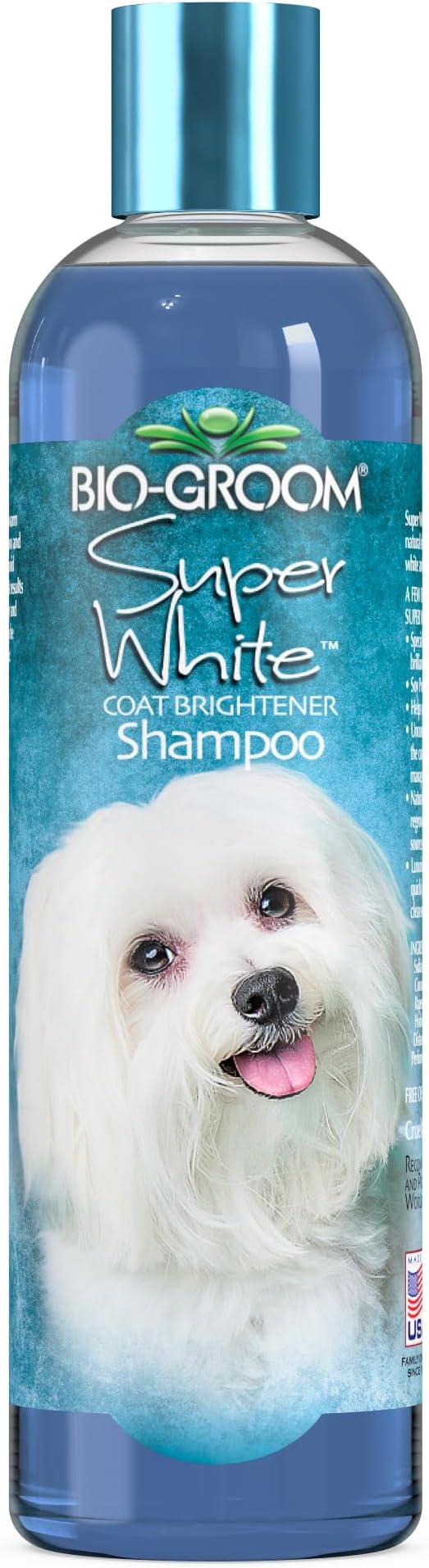 Bio-Groom Super Whitening Dog Shampoo - Whitening Pet Shampoo, Dog Bathing Supplies, Puppy Wash, Dog Grooming Supplies, Cruelty-Free - 12 fl oz 1-Pack