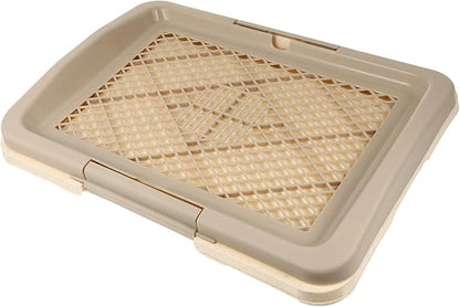 HANABASS Household Puppy Toilet Training Tray Plastic Dog Accessory for Indoor Potty Training Easy Clean Design with Removable for Pets