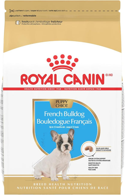 Royal Canin Breed Health Nutrition French Bulldog Puppy Dry Dog Food, 10.5 lb Bag