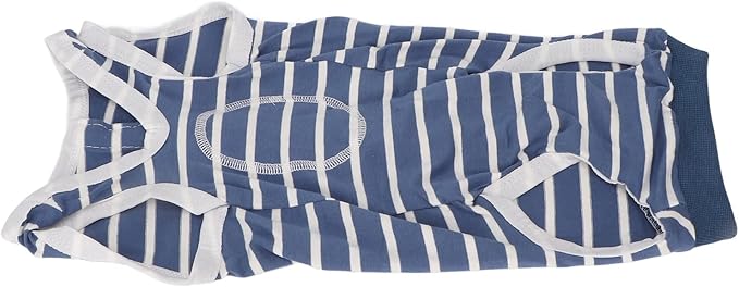 Dog Recovery Suit Stretchy Breathable Adjustable Collar Pet Post Surgery Shirt Abdominal Wound Protection (2XL)