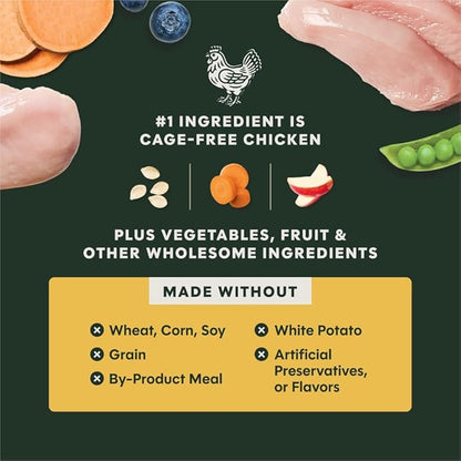 Instinct RawBoost, Natural Dry Dog Food with FreshDried Raw, High Protein, Grain-Free Recipe - Real Chicken, 10 lb. Bag