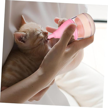 Pet Feeding Bottle Kitten Nursing Bottle Puppy Milk Feeder Silicone Safe Feeding Multi-Purpose