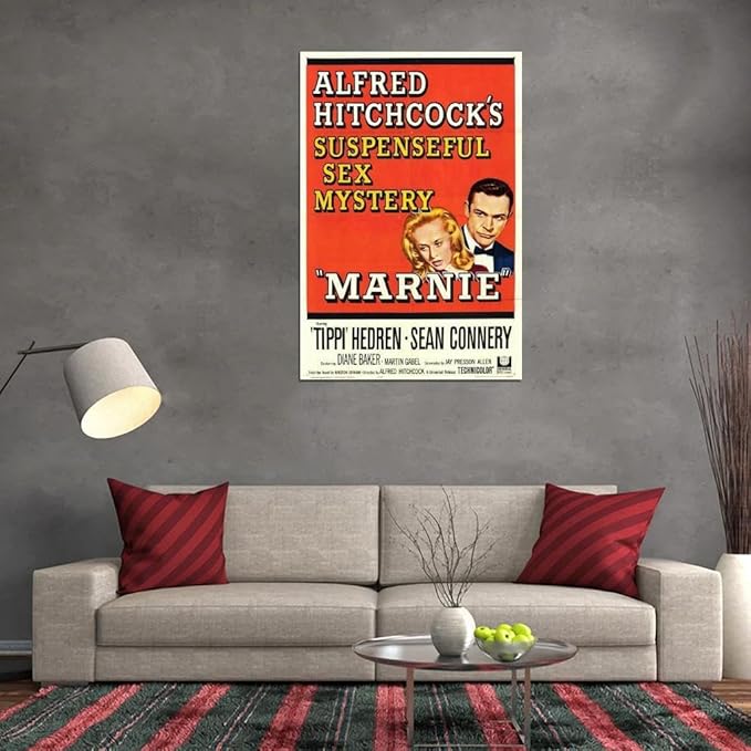 Black Empire Marnie Movie Tippi Hedren Diane Baker Bruce Dern Room Decor Wall Art Print 12x16 Poster
