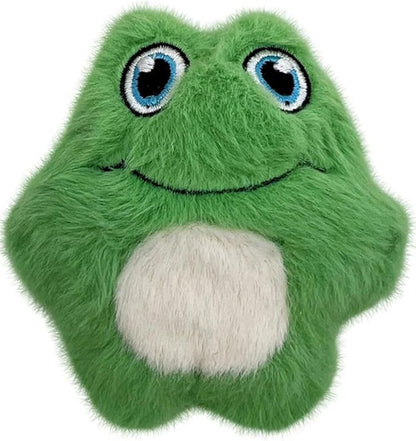 KONG Snuzzles Kiddos Mini Extra Small Dog Toy - Soft Plush Squeaky Toy for Small Dogs & Puppies (Frog/Duck Combo)