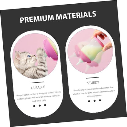 Sosoport 20pcs Puppy Teething Toys Kitten Supplies Kitten Nursing Bottle Spout Milk Bottle Accessories Cat Pacifier