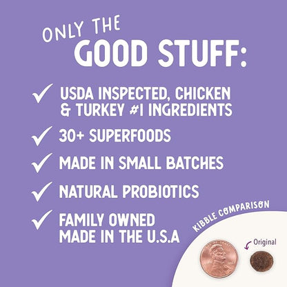 Health Extension Grain Free Chicken & Turkey Dry Dog Food - 30+ Superfoods and Probiotics for All Life Stages (4 lb)