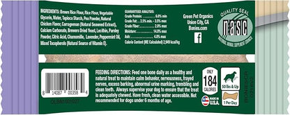 Bonies Natural Calming Formula Large-Sized Single Bone - Contains Chamomile & Lavender, Help Anxiety, Excessive Barking and Trembling, Chicken Flavor, [Large Dog], 1 Bone