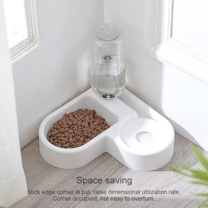 Dog and Water Dispenser Small and Medium Sized Dog and Food Basin Bowl Automatic Water Dispenser Pet Products
