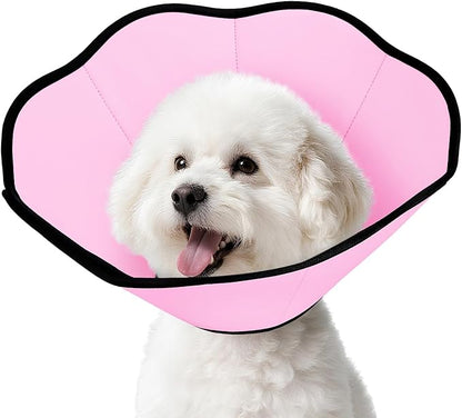 MIDOG Dog Cone Collar After Surgery, Soft Dog Cone Alternative to Stop Licking,Adjustable Elizabethan Recovery Cones for Small to Large Sized Dogs