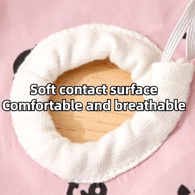 Adjustable Guinea Pig Cone Pet Recovery Collar, Soft Pet Recovery Collar for Rabbits/Chinchilla/Kittens After Surgery Wound Healing,Elizabeth Neck E-Collar (M)