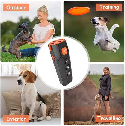 Marjina Dog Bark Deterrent Device – Most Powerful Anti Barking Device for Dogs, Indoor Bark Stopper, Dog Whistle to Stop Barking, Humane Dog Training Tool (Rechargeable)