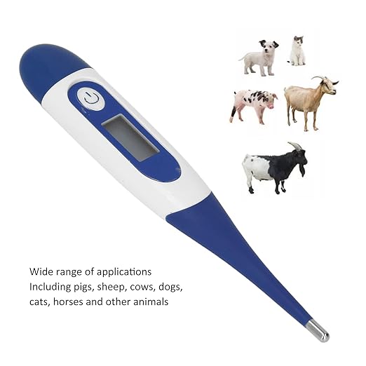 2Pcs Digital Pet Thermometer, Fast and Accurate Measurements in 20 Seconds, Suitable, Dogs, Horses, Veterinarian