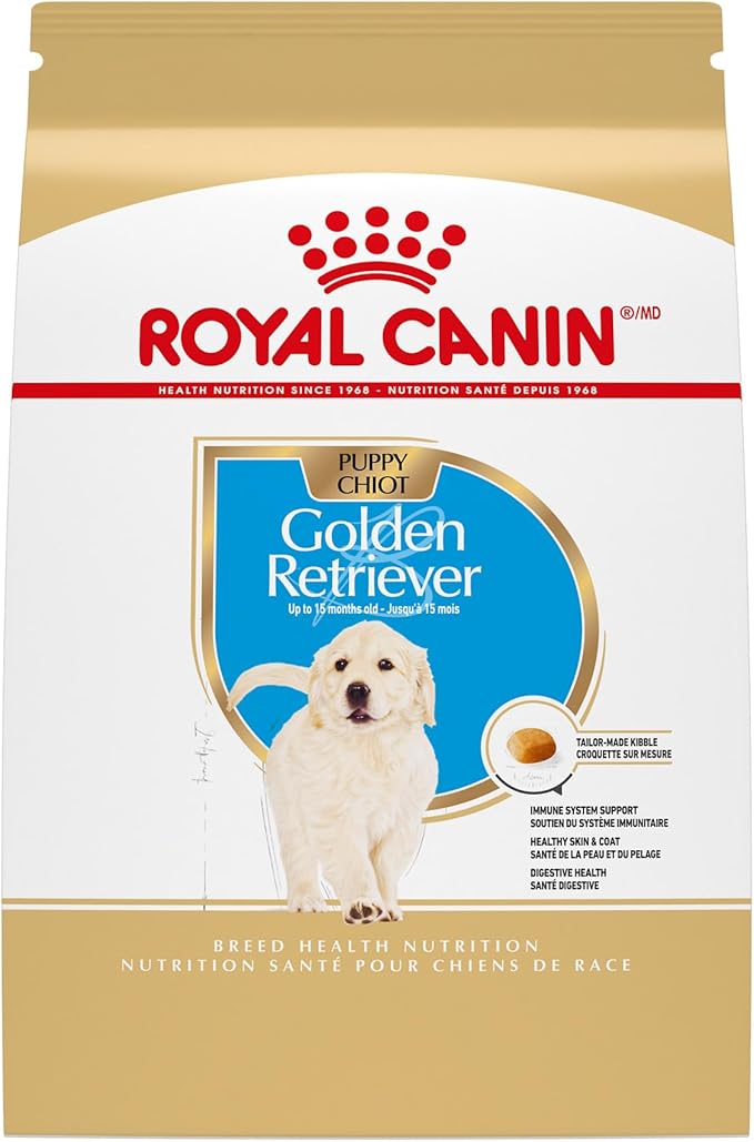 Royal Canin Breed Health Nutrition Golden Retriever Puppy Dry Dog Food, 30 lb Bag