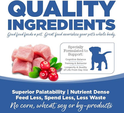 NutriSource Pure Vita Turkey & Cranberry Puppy Food, 12LB
