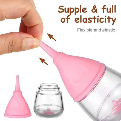 Ipetboom Kitten Bottle Pacifiers Milk Feeder Puppy Feeding Pet Feeding Pacifier Puppy Bottle Kitten Bottles for Newborn Puppy Feeding Bottles - 6 Piece Set Pet Baby Bottle