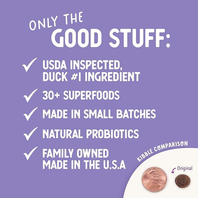 Health Extension Grain Free Duck & Sweet Potato Dry Dog Food - 30+ Superfoods and Probiotics for All Life Stages (4 lb)