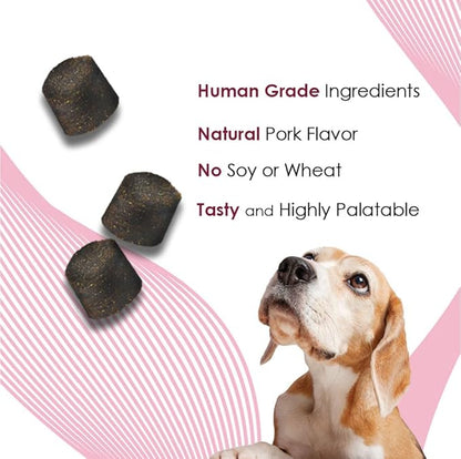 Urinary Tract Health Soft Chews for Dogs – Cranberry + DL-Methionine + Potassium Citrate – Supports Bladder & Kidney, pH Balance, UTI & Bladder Stone Prevention – Made in USA - 90 Easy-to-Feed Chews