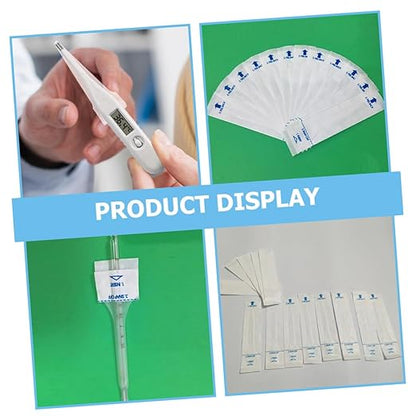 300pcs Thermometer Protective Sleeves for Home Use Paper Material Easy to Use Safe for Pets Accurate Measurement