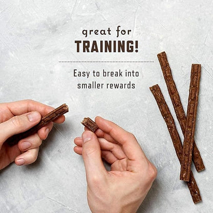 Rocco & Roxie Beef Jerky Dog Treats 1 lb | Soft Training Snacks Made in USA | High Value Beef Jerky for Dogs, Small, Large Breeds, Seniors, and Puppies | Natural Chews for Rewarding Good Behavior