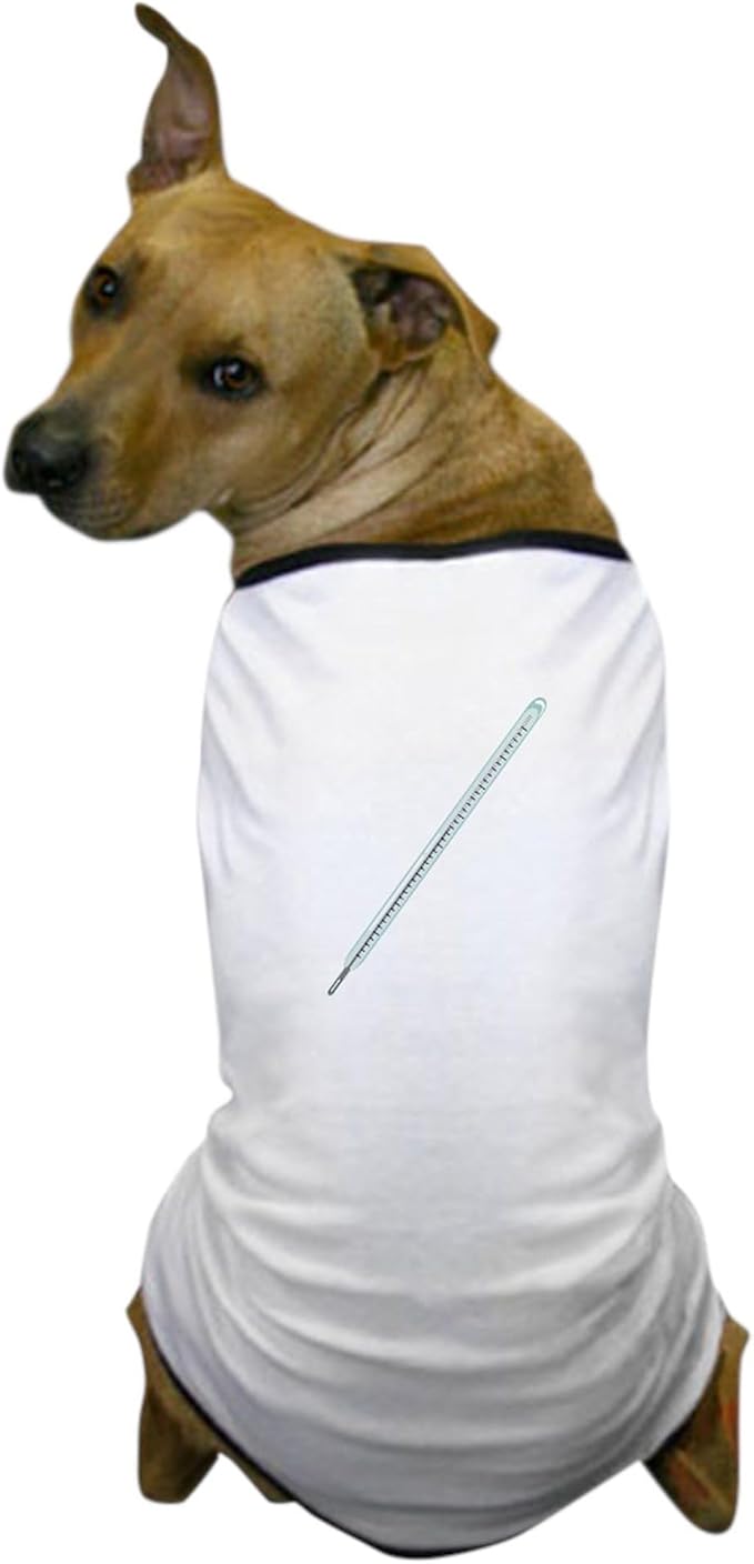 CafePress Thermometer Dog T Shirt Dog T-Shirt, Pet Clothing, Funny Dog Costume