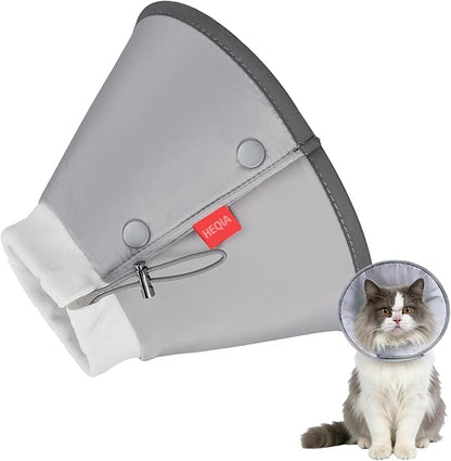 Soft Dog Cone for Small Dogs & Cats, Comfy Dogs Recovery Collar After Surgery, Adjustable E Collar Alternative to Stop Licking, Protective Pets Cones for Pup&Kitty, Comfortable Dog Cones