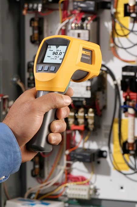 Fluke 568 Dual Infrared Thermometer, -40 to +1472 Degree F Range, Contact/Non Contact