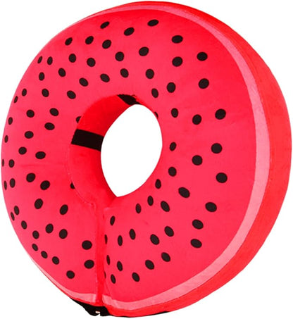 Pitaya Inflatable Dog Donut Collar, Soft Recovery Cone for Large, Medium & Small Dogs & Cats, Adjustable E Collar, Does not Block Pet Vision