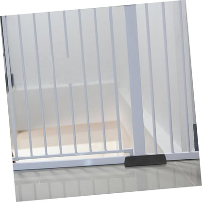 Gate Ramp Support Feet Easy Installation Protective Barrier for Stairways Doorways Portable Durable Safety Foot Pedal for Pet Gates Black
