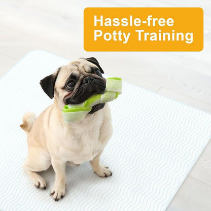 GREEN LIFESTYLE Washable Underpads - Large Bed Pads for use as Incontinence Bed Pads, Reusable Pet Pads, Great for Dogs, Cats, Bunny, Seniors Bed Pad (Pack of 2 - 34x36)