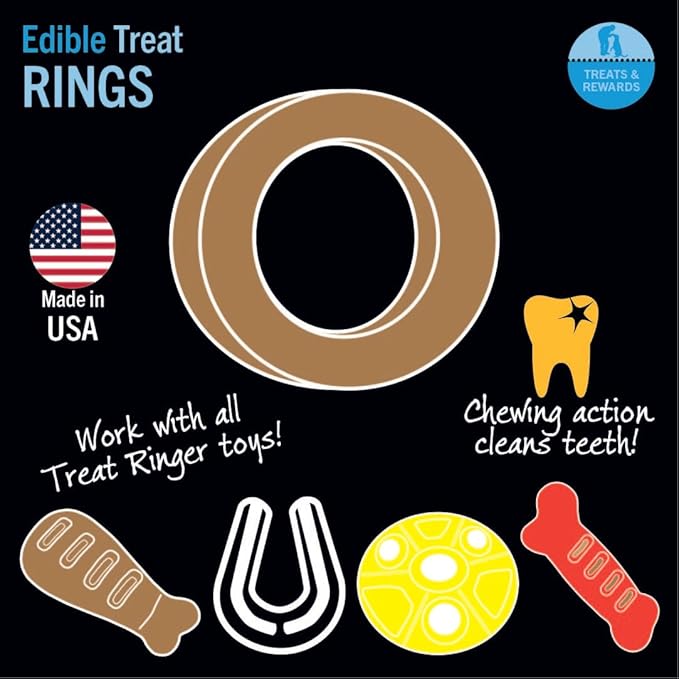 Starmark Edible Rings Dog Treats, 16 count
