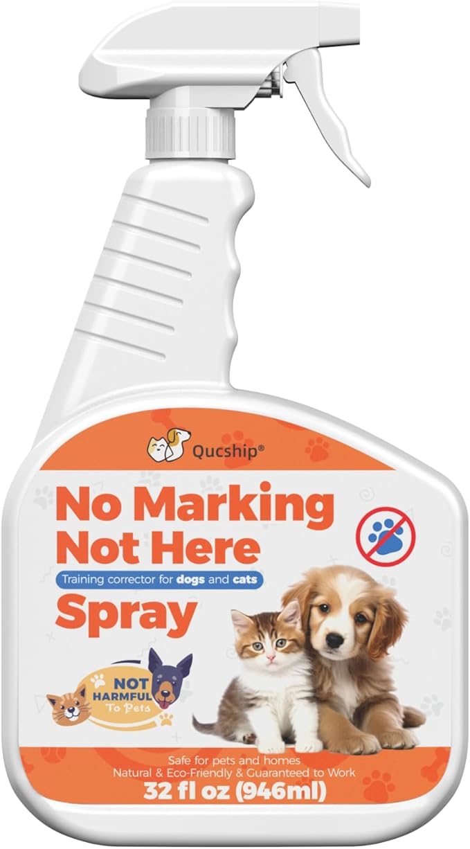Qucship 32oz Control Indoor Marking with This Easy-to-Use Spray - Eliminate Dog Marking Indoors with This Effective Spray