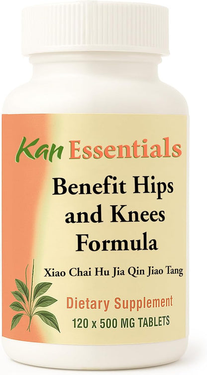 Kan Herb Company Benefit Hips and Knees Formula – Traditional Chinese Herbal Blend to Support Joint Comfort, Mobility, and Digestive Balance, Herbal Supplement Tablets for Pets, 120 Tablets