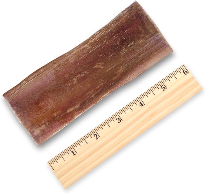 GigaBite Beef Esophagus Dog Treats - Natural Gullet Sticks for Dogs, High Protein Single Ingredient Dog Chews, Rawhide Free Dental Dog Treats for All Dog Breeds - Strips (6 Inch), Pack of 22